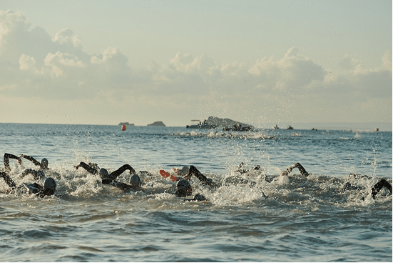 Bild vom Ibiza Half Triathlon Schwimmen