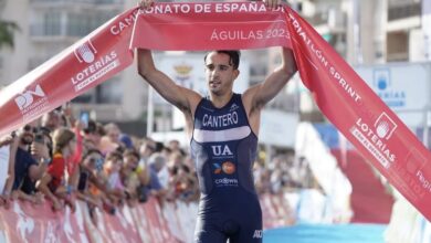 FETRI/ David Cantero ganando el nacional en Äguilas