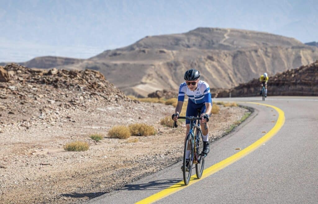 Israman/ imagen de un triatlleta compitiendo