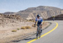 Israman/ Bild eines Triathleten im Wettkampf