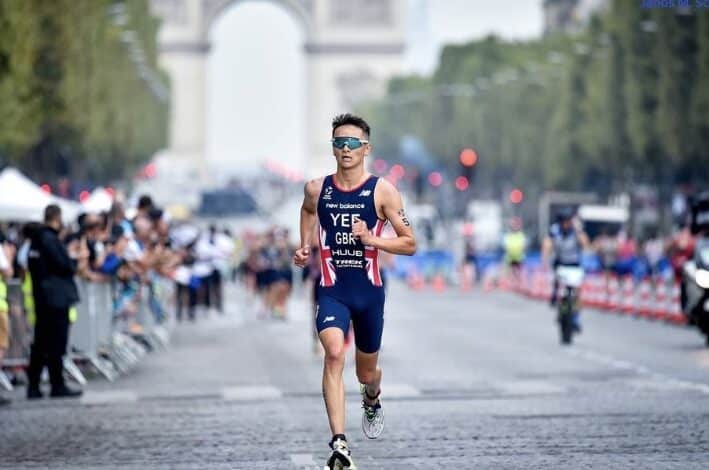 World Triathlon/ ALex Yee en el Test Event de Paris