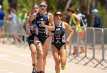 Wordtriathlon/Cassandre Beaugrand in competition