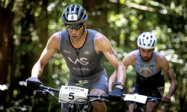 XTERRA/ imagen de Rubén Ruzafa en una competición oficial XTERRA