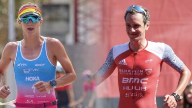 Emma Pallant and Alistair Brownlee