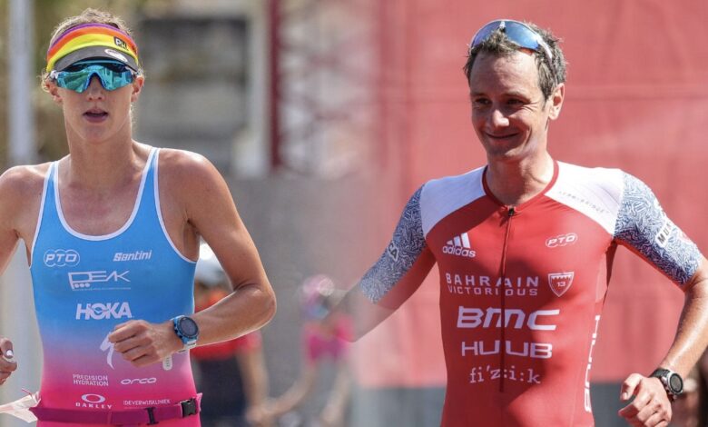 Emma Pallant y Alistair Brownlee