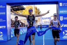 ITU/ Dorian Coninx winning in Pontevedra