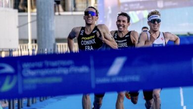 ITU/ Image of the sprint in Pontevedra