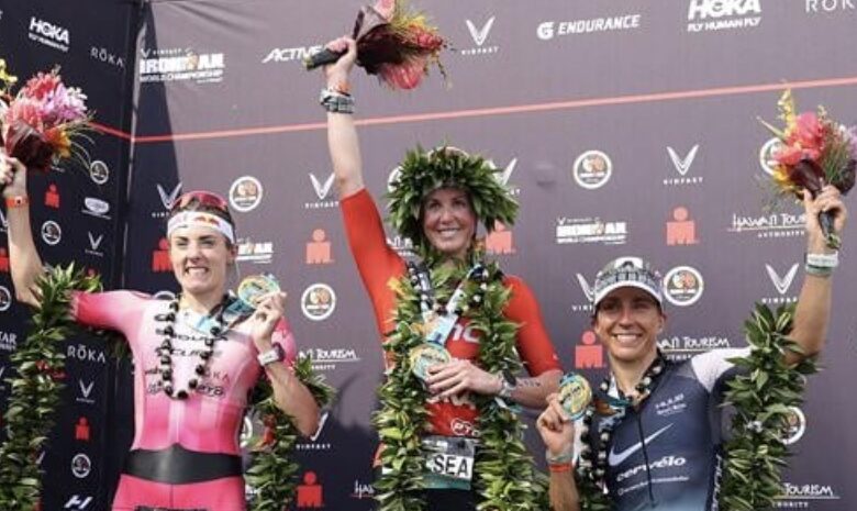 Podium IRONMAN/ THE IRONMAN Kona