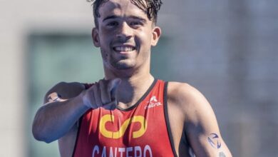 @worldtriathlon/ David Cantero en Tanger