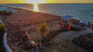 IRONMAN/ image of the start of a test in Spain