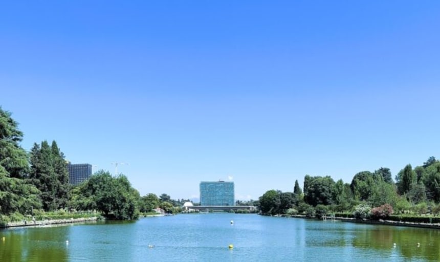 ITU/ Bild des Laghetto dell'EUR