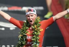 IRONMAN/Chelsea Sodaro winning in Kona