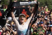 IRONMAN/ Lucy Charles winning at IRONMAN Kona 2023