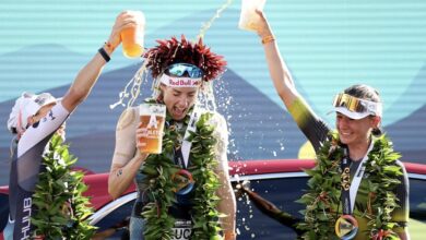 IRONMAN/ das Podium des IRONMAN hawaii 2023