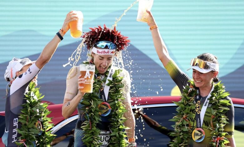 IRONMAN/ le podium de l'IRONMAN hawaii 2023