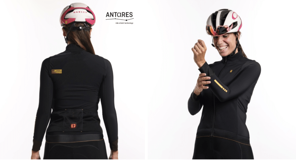 Maillot ciclista con luz de seguridad ANTARES (MUJER)