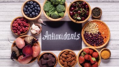 Canva/Imagem de alimentos com antioxidantes