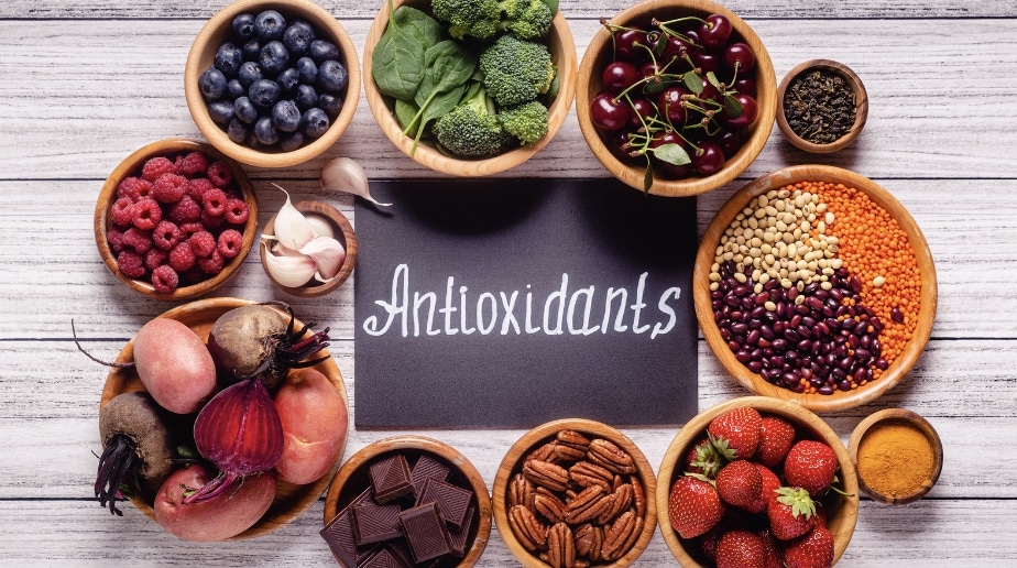 Canva/Imagen de alimentos con antioxidantes
