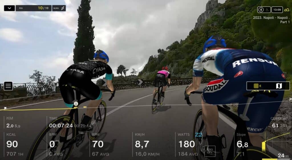 Imagen del Giro d'Italia Virtual 2023 por Bkool