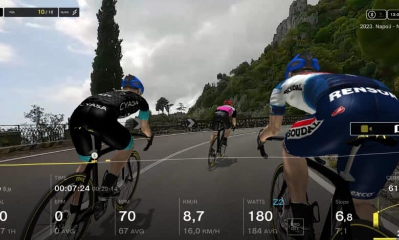 Bild des virtuellen Giro d'Italia 2023 von Bkool
