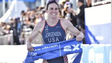 World Triathlon/ Gwen Jorgensen winning in Tongyeong