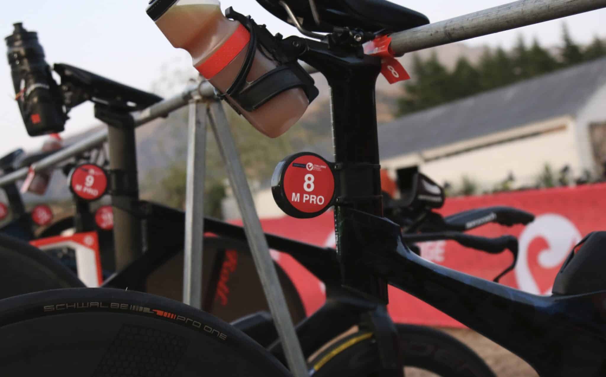 El sistema RaceRanger en una bicicleta