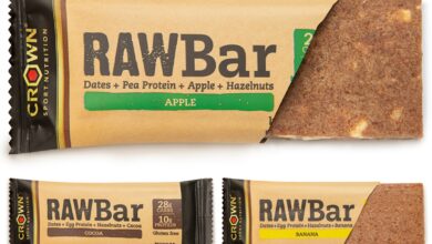 New raw bars from Crown Sport Nutrition