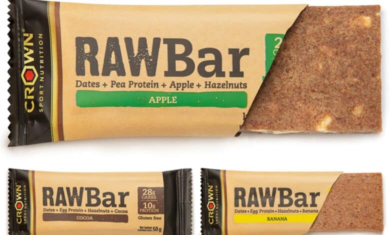 New raw bars from Crown Sport Nutrition