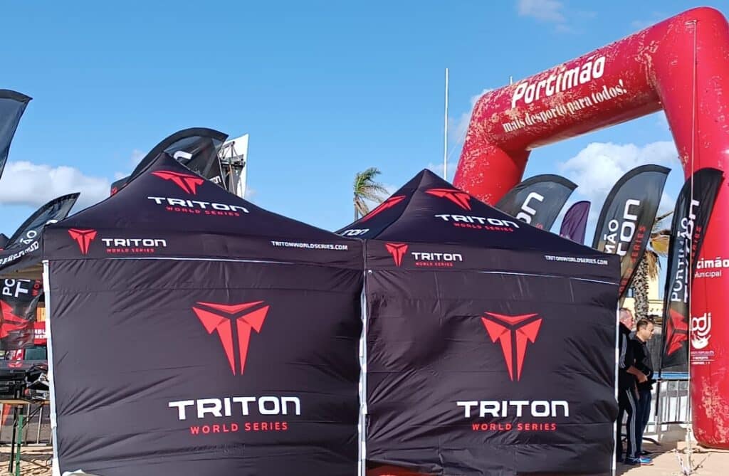 Zona de meta del TRITON Portimao
