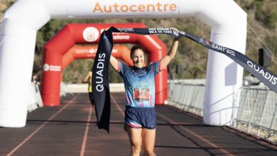 Facebook/ Judith Corachan winning the Vila de Sant Boi Popular Race