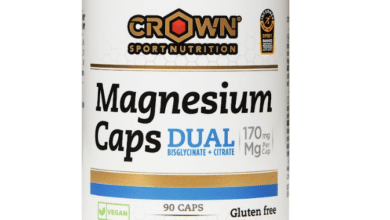 NEW MAGNESIUM CAPS DUAL FROM CROWN SPORT NUTRITION