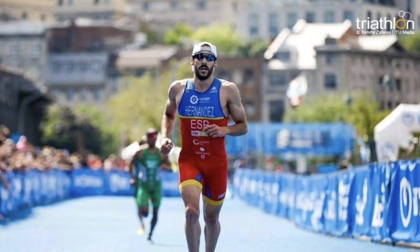 Instagram/ Vicente Hernández en competición ITU