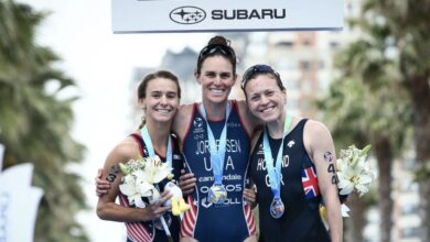 Worldtriathlon/ Women's podium in World Triathlon Cup Viña del Mar