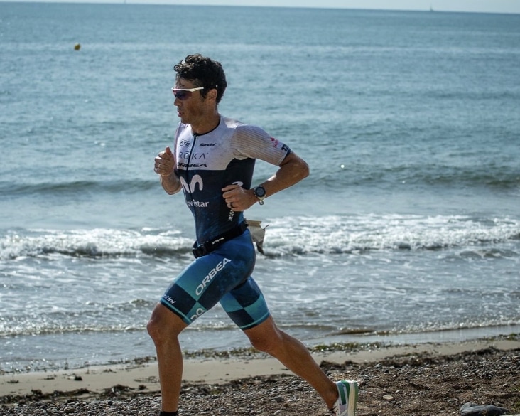 Instagram/ Javier Gómez Noya corriendo en competición