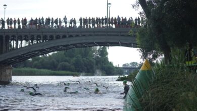 FETRI/ imagen de la natación en un triatlón