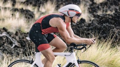 canva/ a triathlete training in cycling