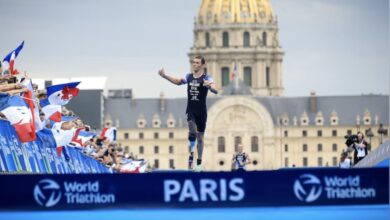 World Triathlon/ image of the Paris test event