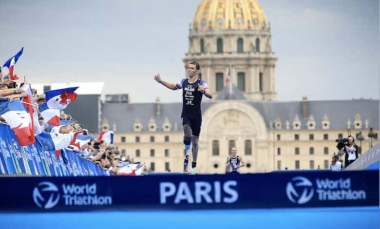 World Triathlon/ image de l'épreuve test de Paris