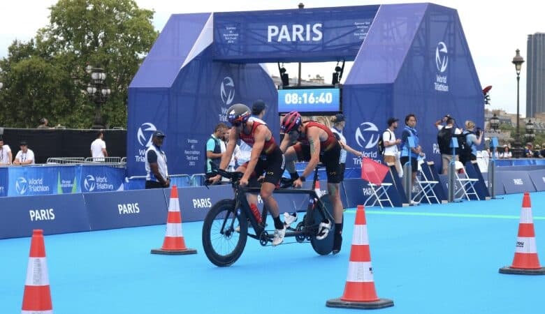 FETRI/ two Spanish Paralympic triathletes