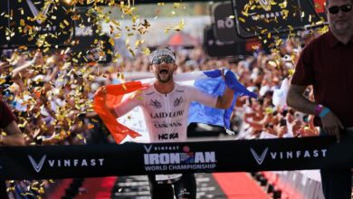 Instagram/Sam Laidlow vencendo o campeonato mundial IRONMAN