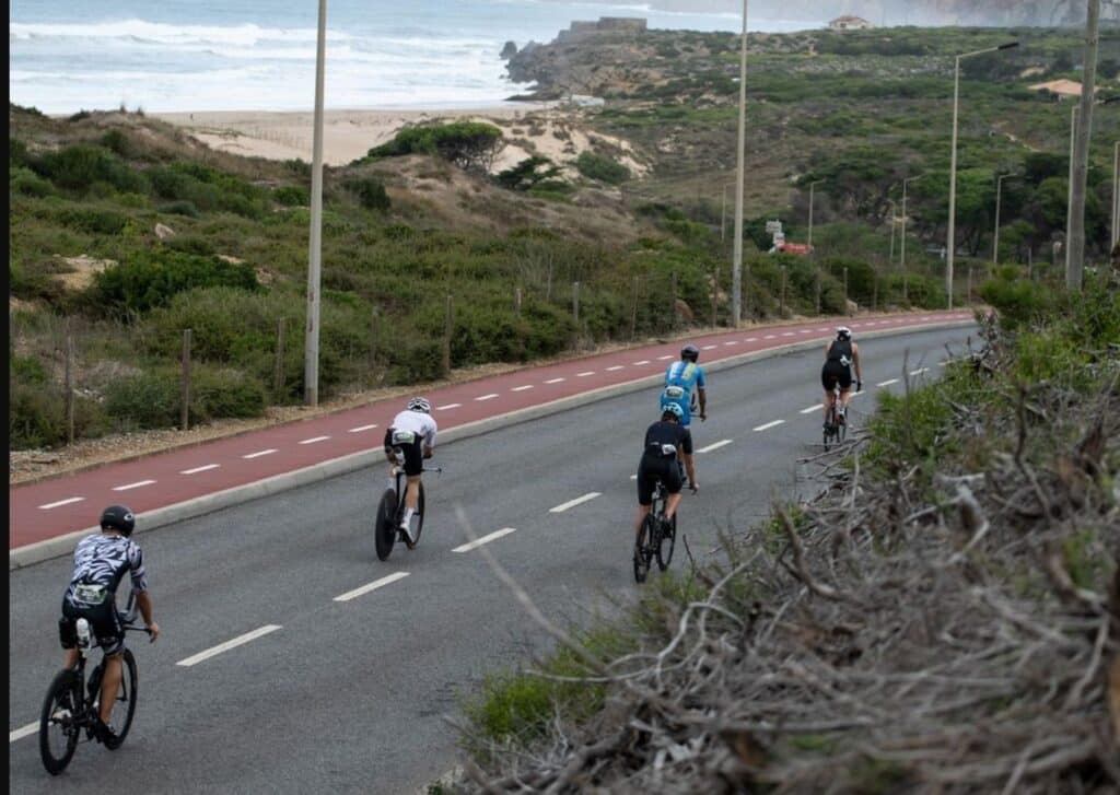Ironman/ imagen del sector ciclista del IRONMAN Portugal
