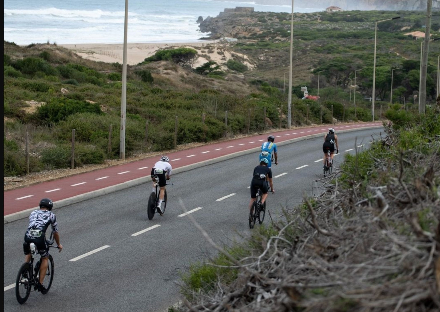 Ironman/ Bild des Radsportsektors IRONMAN Portugal