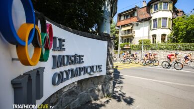 Mondial de Triathlon/ image d'un test à Lausanne