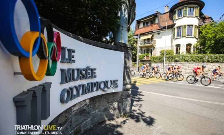 World Triathlon/ image of a test in Lausanne