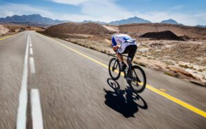 Challenge Family/ Imagen de un triatleta en el Israman