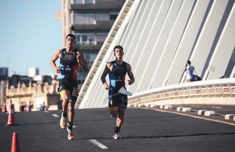Instagram/ Image of duathletes in the València Duathlon by MTRI