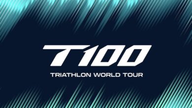 Logo du Tour mondial du triathlon T100