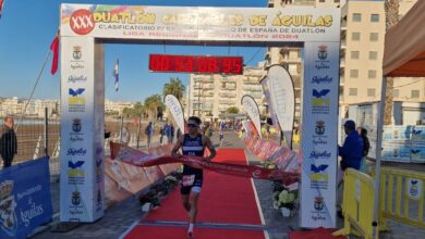 FETRI/ Cantero winning the Águilas duathlon