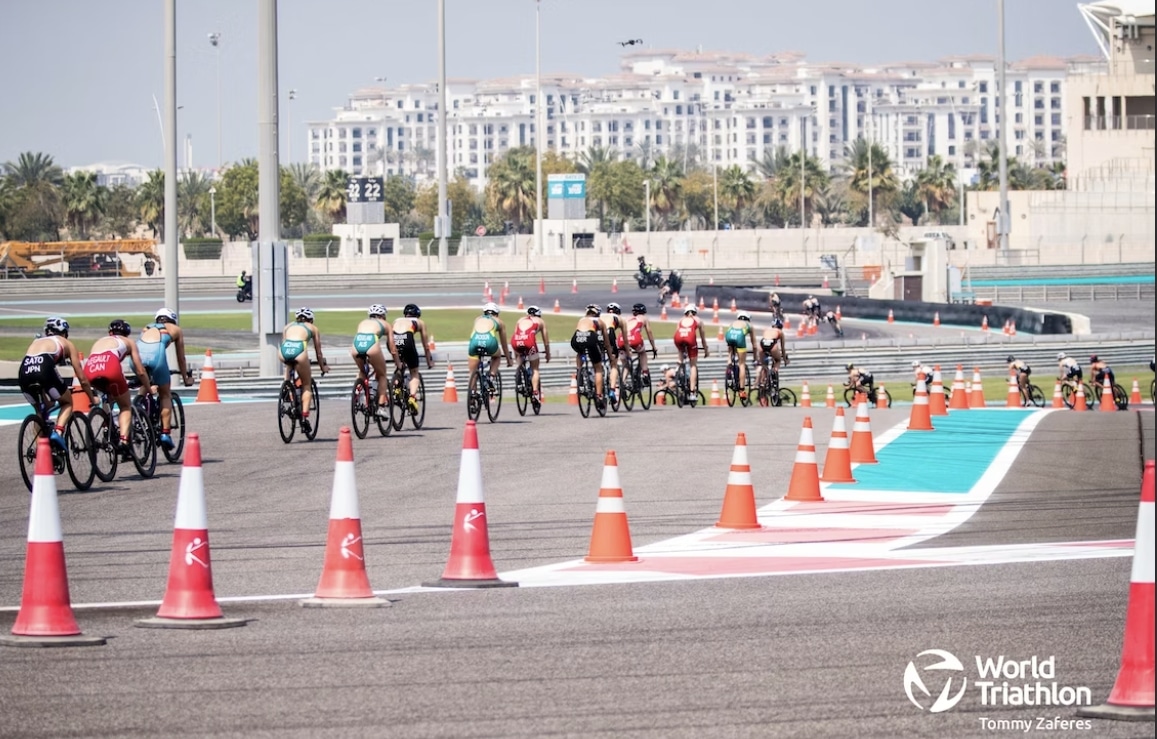 Welttriathlon/Bild der Veranstaltung in Abu Dhabi