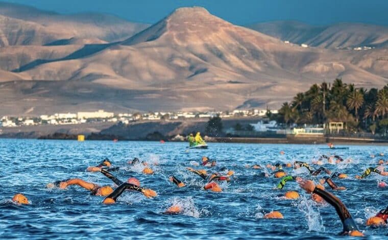 Instagram/ Imagen de la natación en el Ironman Lanzarote